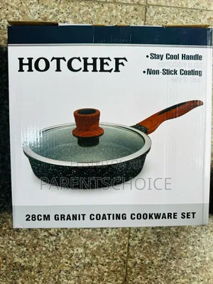 Granite Frying Pan With Cover 28cm