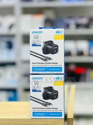 Anker Zolo Charger (30w, Pd 3.0) With Usb-C Cable