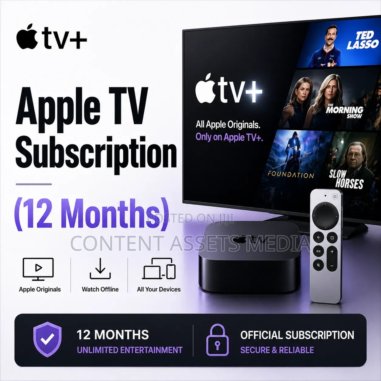 Apple Tv Subscription (12 Months)