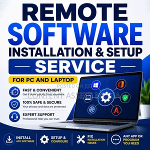 Remote Software Installation Setup Service for Pc and Laptop