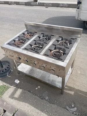Industrial Stainless 6burner Fairly Used Foreign Gas Cooker