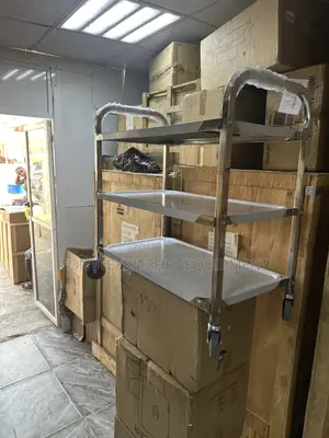 Commercial 3 Layer Food Trolley With Wheels