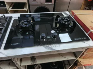 Original Phiima Downdraft Extractor Built-in 2 Burners Flips Up Gas