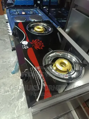 LG Table Gas Cooker 2 Burner Glass
