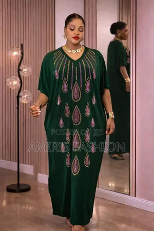 Beautiful Luxury Embroidered Long Gown