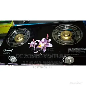 Vinikiz Table Gas Cooker 2 Burner Glass