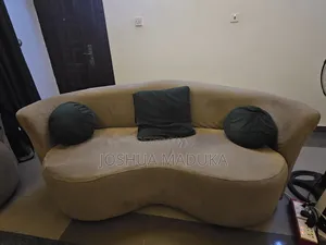 Complete Sofa Set for Sale, 2 Curved Sofas + 2 One-Seaters