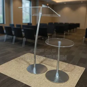 Single Pole Acrylic Pulpit