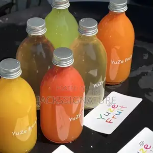 500ml Glass Juice Milk Bottles – Reusable Airtight