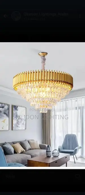 400mm Exotic Gold Chandelier Light