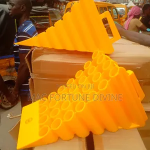 Yellow Plastic Wheel Wedges