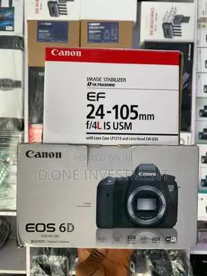 Canon Eos 6d DSLR Camera With 24-105mm F/4l Lens