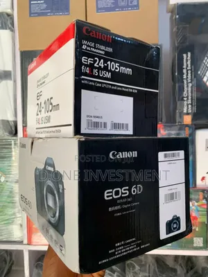 Canon Eos 6d DSLR Camera With 24-105mm F/4l Lens