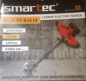 Smartec St-81618 Electric Mixer for Mixing Cement, Paint, Mortar