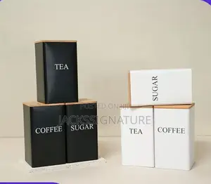 PCS Tea Coffee Sugar Canister Set