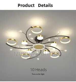 10 Hand Luxury Ceiling Chandelier Light