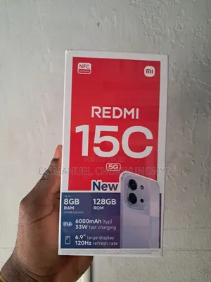 New Xiaomi Redmi 15C 4G 128 GB Black