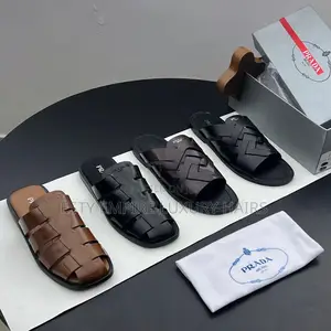 High Quality Luxury Prada Slide