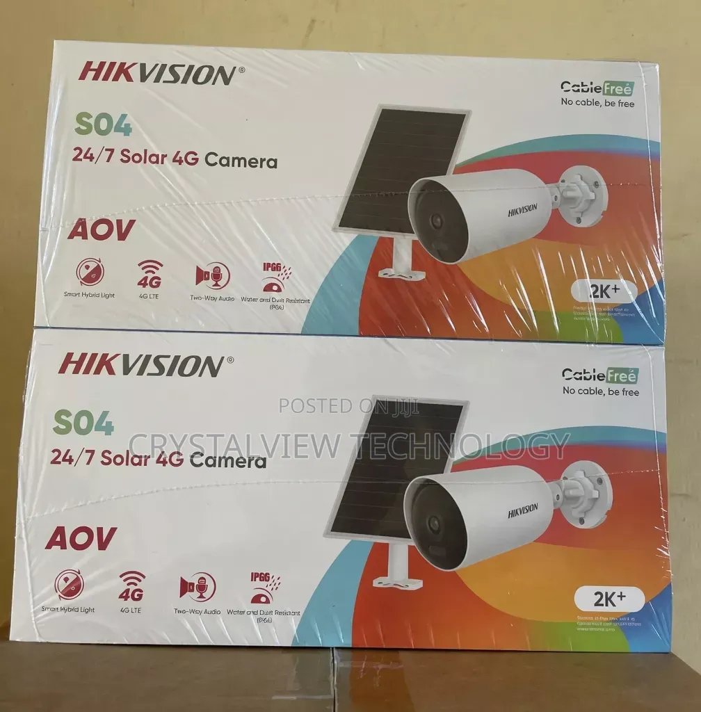 Hikvision 4mp Solar Powered Camera With Two-Way Audio