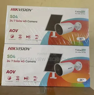 Hikvision 4mp Solar Powered Camera With Two-Way Audio
