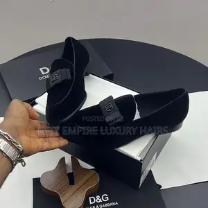 High Quality Luxury Dolce And Gabbana Suede Corporate Shoe