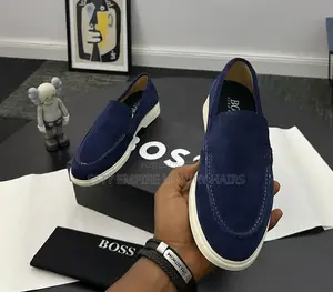 High Quality Luxury New Boss Men Suede Loafers