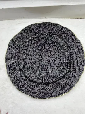 Quality Black Charger Plate. 50pcs