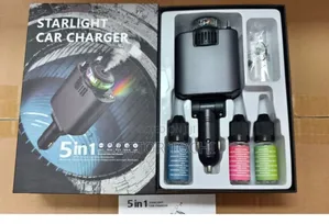 5 in 1 Starlight Car Charger and Air Freshener