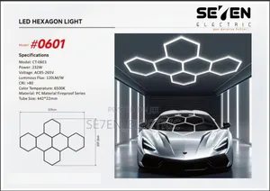 6 Hexagon Set Ceiling Lights