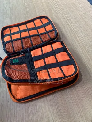Portable Electronic Cable Organizer Bag