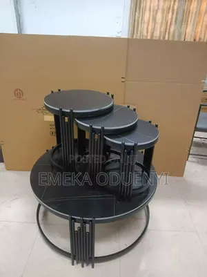 Marble Top Centre Table and 3 Side Stools