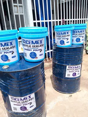 Acrylic Sealant Paint, 20 Litre and a Drum, Shinning Polish