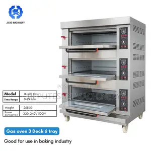 3 Deck, 9 Trays Industrial Gas Oven