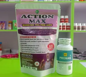 Proman Capsules+ Action Max Booster Tea for Men: For Men's Health