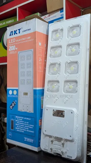 Akt Lighting 200w Led Solar Street Lamp