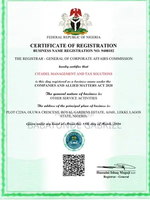 Cac Registration (Business Name,Company, Ngos )