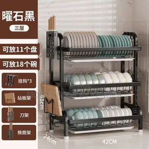 3 Layers Kitchen Disk Rack