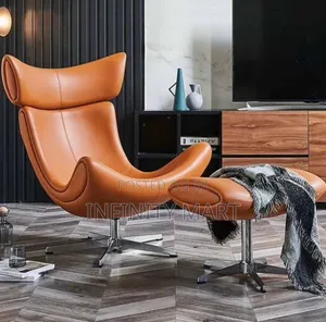 Sleek Ottoman and Relaxing Chair