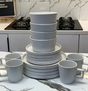 16pcs Luxury Dinnerware Set — High Quality Super Solid % (White)