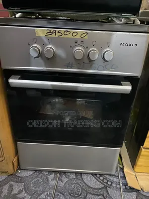 Maxi 60 by 60 Gas Cooker All Gas Silver Colour