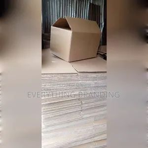 Brown 10×5×5in Corrugated Carton Box 3ply Standard Duty