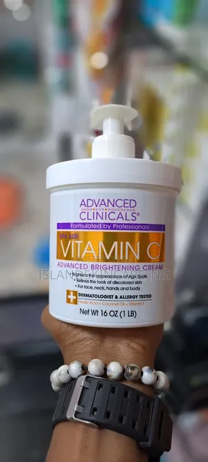 Advanced Clinicals Vitamin C Cream 16oz (454g)