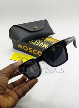 Square Black Stylish Trendy Men's Sunglasses