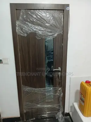 Hdf Glass Door With Frame And Acytrave Keylock And Installation