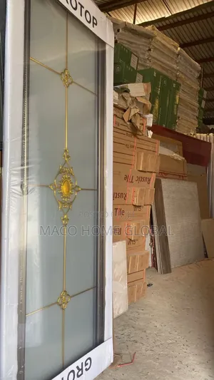 Aluminium Toilet Door Full Glass Tampered