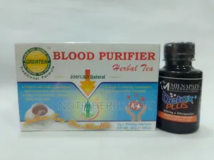 Blood Purifier Tea+Detox Plus Capsules:For Detoxification Cleansing