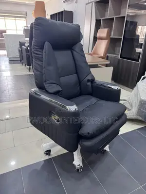 Animal Skin Leather Super Executive Office Chair