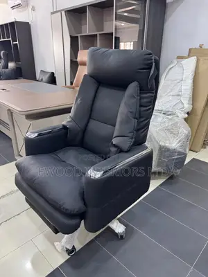 Animal Skin Leather Super Executive Office Chair
