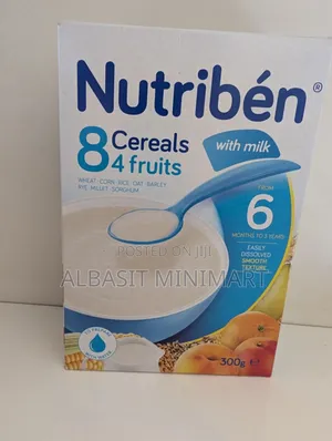 Nutrients 8 Cereals and 4 Fruit With Milk