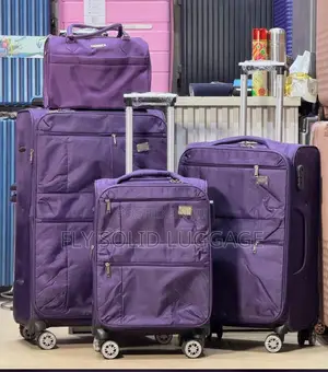 Solid Set of 4 Seven Space Traveling Luggage Box